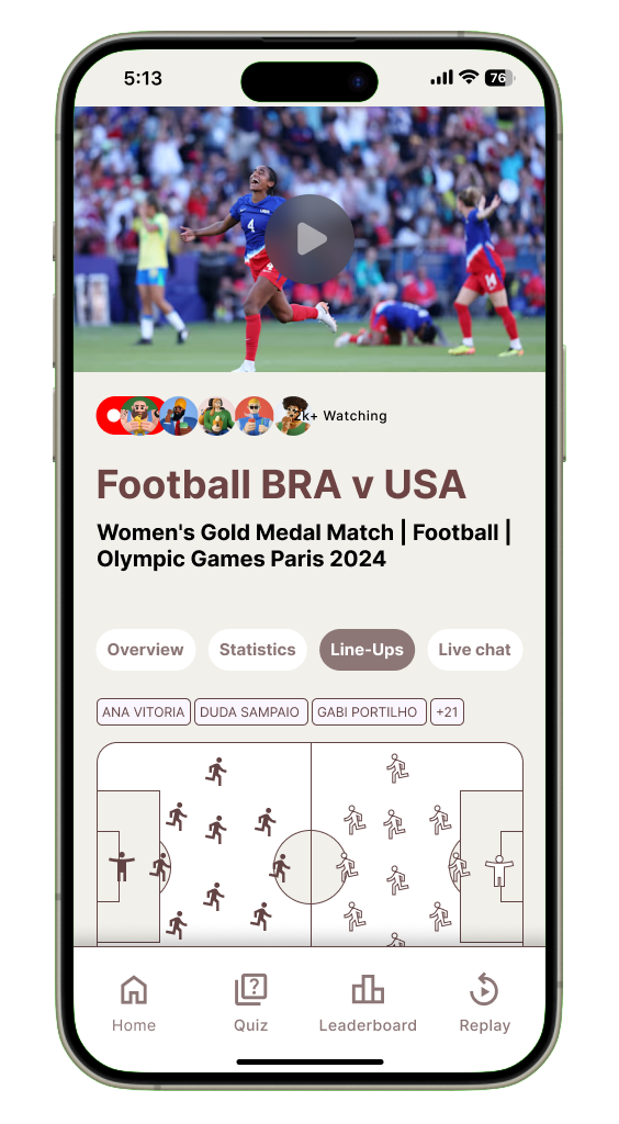 Enhanced player position information